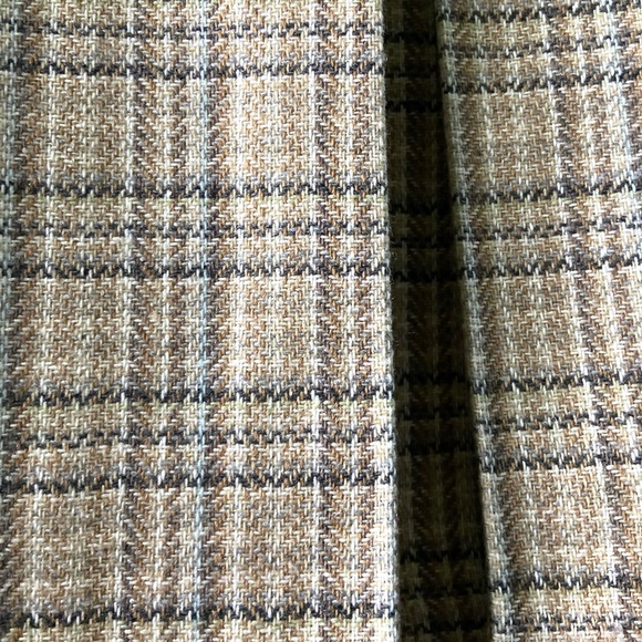 VNTG Petite Sophisticates  pleated plaid wool blend mini skirt  SZ  0 - Picture 3 of 8